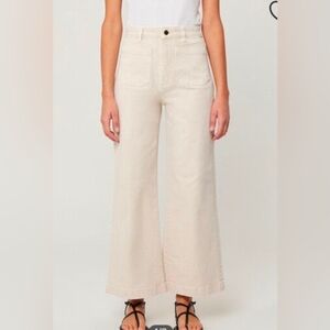 H&M Women's Beige Flare Jeans